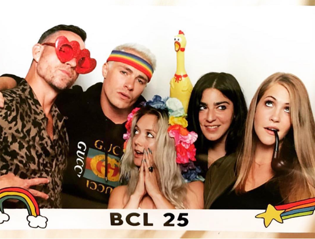 Billie Lourd, Colton Haynes, Jeff Leatham Billie Lourd, Colton Haynes, Jeff Leatham